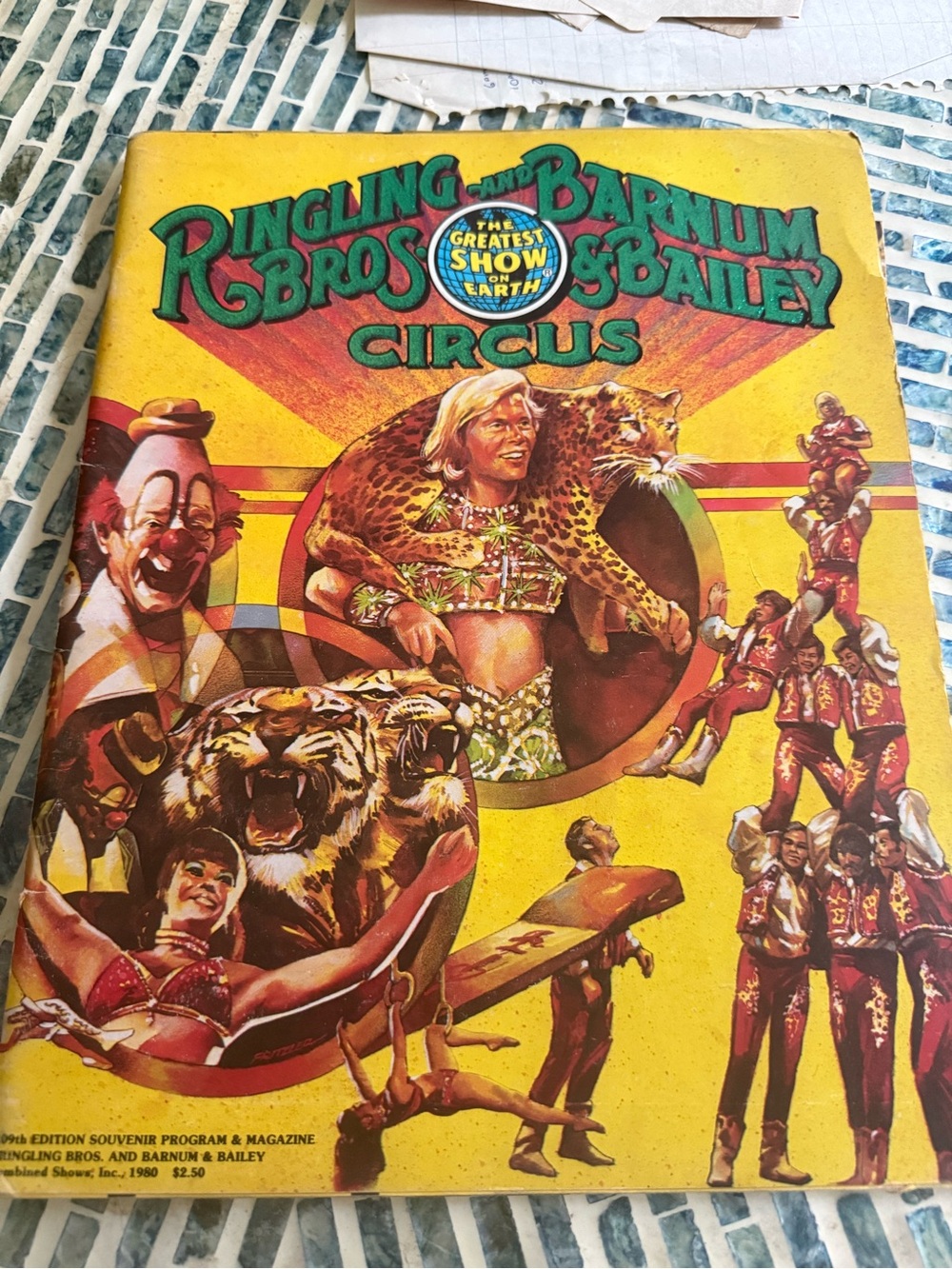 Ringling Bros. and Barnum & Bailey Circus Souvenir Program 109th Edition 1980
